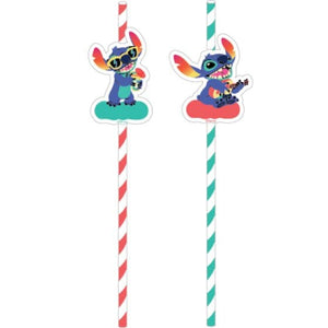 Tableware - Straws Lilo & Stitch Paper Straws 8pk