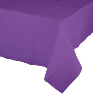 Tableware - Table Covers Amethyst Purple Tissue & Plastic Back Tablecover 137cm x 274cm Each