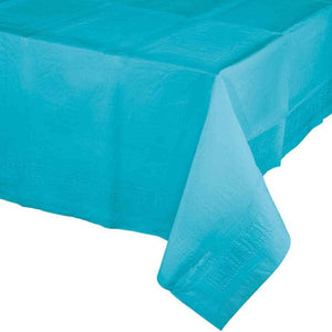 Tableware - Table Covers Bermuda Blue Plastic Tablecover 137cm x 274cm Each