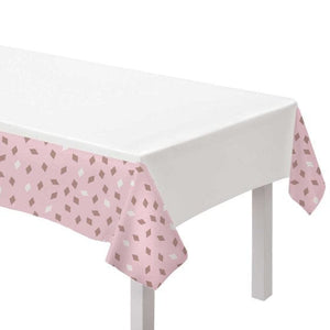 Tableware - Table Covers Blush Birthday Plastic Tablecover 137cm x 259cm Each