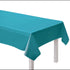 Caribbean Blue Paper Tablecover 137cm x 274cm Each