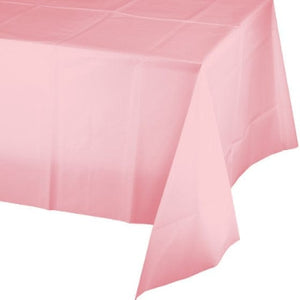 Tableware - Table Covers Classic Pink Plastic Tablecover 137cm x 274cm Each