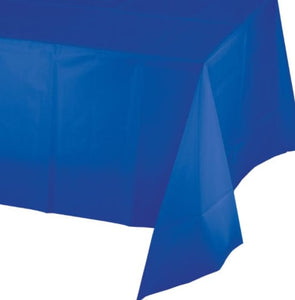 Tableware - Table Covers Cobalt Blue Plastic Tablecover 137cm x 274cm Each