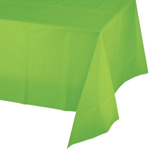 Tableware - Table Covers Fresh Lime Plastic Tablecover 137cm x 274cm Each