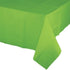 Fresh Lime Tissue & Plastic Back Tablecover 137cm x 274cm Each