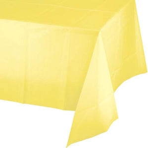 Tableware - Table Covers Mimosa Yellow Plastic Tablecover 137cm x 274cm Each