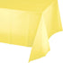 Mimosa Yellow Plastic Tablecover 137cm x 274cm Each