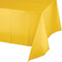 School Bus Yellow Plastic Tablecover 137cm x 274cm Each