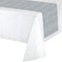 Silver Glittered Table Runner 35cm x 2.13m Each