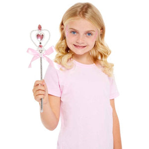 Wings & Wands Pink Heart Sceptre