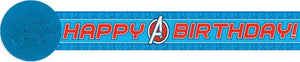 Avengers Assemble Crepe Streamer 4.8cm x 9.14m Each