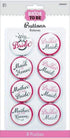 Elegant Bride Buttons 8Pk