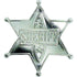 Silver Sherrif Badge Each