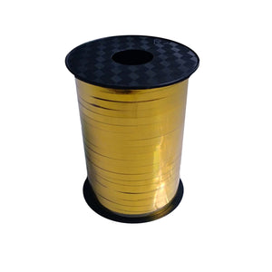 Amscan_OO Balloon - Accessories - Sticks, HiFloats, Pumps Dark Gold Metallic Balloon Ribbon 225m Each