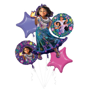 Balloon - Airwalkers & Bouquets Encanto Balloon Bouquet 5pk