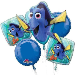 Amscan_OO Balloon - Airwalkers & Bouquets Finding Dory Balloon Bouquet 5pk