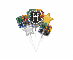 Amscan_OO Balloon - Airwalkers & Bouquets Harry Potter Foil Balloon Bouquet 5pk