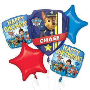 Amscan_OO Balloon - Airwalkers & Bouquets Paw Patrol Happy Birthday Bouquet 5pk