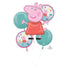 Peppa Pig Confetti Balloon Bouquet 5pk