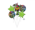 Rise Of Teenage Mutant Ninja Turtles Bouquet Balloons 5pk