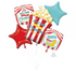 Welcome To The Carnival Balloon Bouquet 5pk