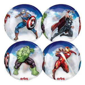 Amscan_OO Balloon - Bubble, Orbz & Cubez Avenger Orbz Clear Balloons 38cm x 40cm Each