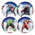 Avenger Orbz Clear Balloons 38cm x 40cm Each