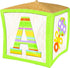 Baby Block UltraShape Cubez Balloon 38cm x 38cm Each