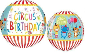 Amscan_OO Balloon - Bubble, Orbz & Cubez Circus Birthday Orbz Foil Balloon 38cm x 40cm Each