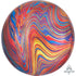 Colourful Marblez Orbz Foil Balloons 38cm x 40cm  Each