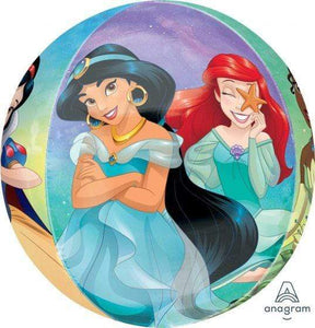 Amscan_OO Balloon - Bubble, Orbz & Cubez Disney Princess Orbz Foil Balloons 38cm x 40cm Each