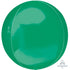 Green Orbz Foil Balloons 38cm x 40cm  Each