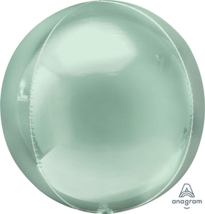 Amscan_OO Balloon - Bubble, Orbz & Cubez Mint Green Orbz Foil Balloons 38cm x 40cm  Each