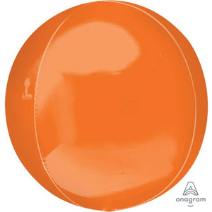 Amscan_OO Balloon - Bubble, Orbz & Cubez Orange Orbz Foil Balloons 38cm x 40cm  Each