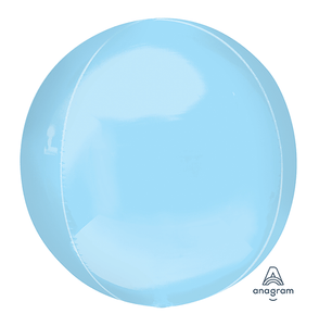 Amscan_OO Balloon - Bubble, Orbz & Cubez Pastel Blue Orbz Foil Balloons 38cm x 40cm  Each