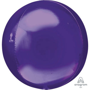 Amscan_OO Balloon - Bubble, Orbz & Cubez Purple Orbz Foil Balloons 38cm x 40cm  Each