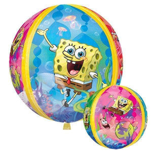 Amscan_OO Balloon - Bubble, Orbz & Cubez SpongeBob Squarepants Orbz Balloon 38cm Each