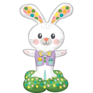 Balloon - Foil AirLoonz Spotted Easter Bunny Foil Balloon 73cm x 116cm Each