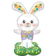 Balloon - Foil AirLoonz Spotted Easter Bunny Foil Balloon 73cm x 116cm Each