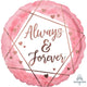 Amscan_OO Balloon - Foil Always & Forever Watercolour Foil Balloon 45cm Each