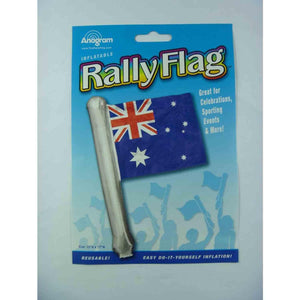 Balloon - Foil Australian Rally Flag Balloon Each 62cm x 45cm