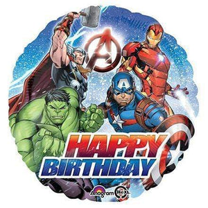 Amscan_OO Balloon - Foil Avengers Happy Birthday  Foil Balloon 45cm