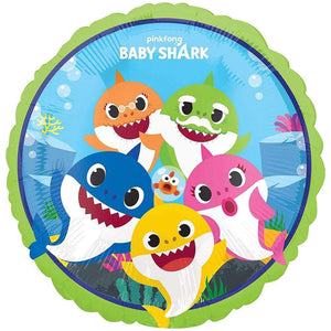 Amscan_OO Balloon - Foil Baby Shark Foil Balloon 45cm Each