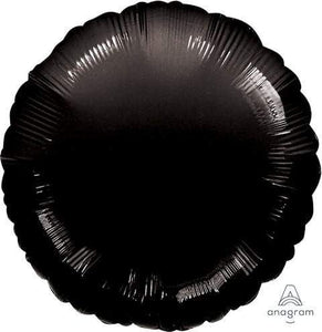 Amscan_OO Balloon - Foil Black Circle Foil Balloon 45cm Each