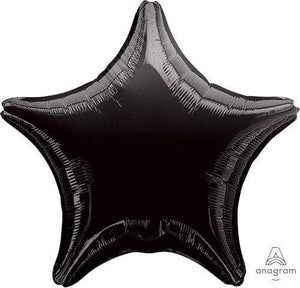 Amscan_OO Balloon - Foil Black Star Foil Balloon 45cm Each