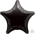 Black Star Foil Balloon 45cm Each