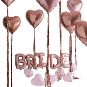 Balloon - Foil Blush Hen Bride Bedroom Decor Balloons 30pk