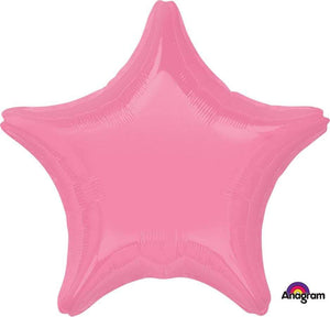 Amscan_OO Balloon - Foil Bright Bubble Gum Pink Star Foil Balloon 45cm Each