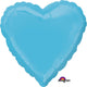 Amscan_OO Balloon - Foil Caribbean Blue Heart Foil Balloon 45cm Each