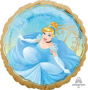 Amscan_OO Balloon - Foil Cinderella Once Upon A Time  Standard Foil Balloon 45cm Each